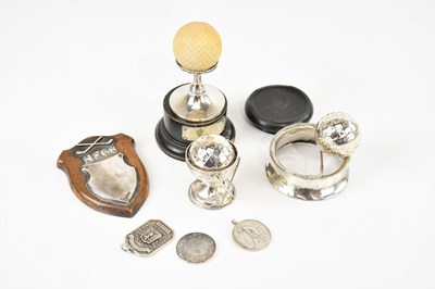 Lot 490 - ELKINGTON & CO; a George V hallmarked silver...