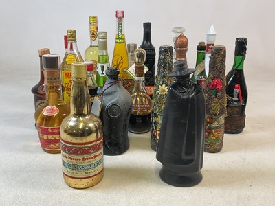 Lot 289 - MIXED ALCOHOL; a quantity of spirits, sherry...