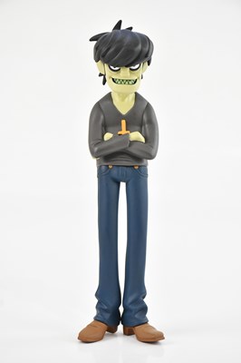 Lot 109 - GORILLAZ; a Kidrobot black series figure of...