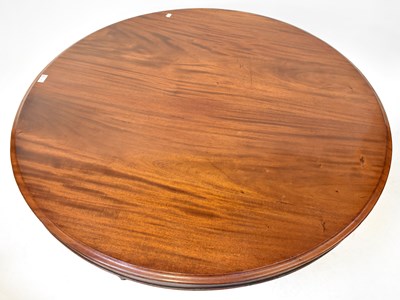 Lot 35 - A Victorian mahogany tilt-top circular...
