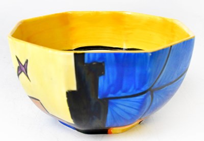 Lot 142 - CLARICE CLIFF; a Bizarre 'Sun Ray' pattern...