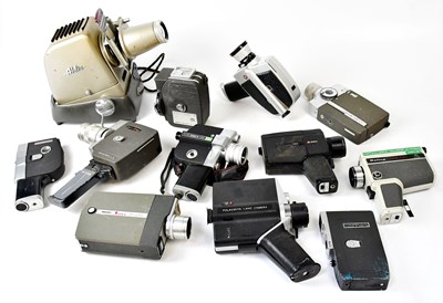 Lot 661 - A quantity of 8mm and other handheld cameras...