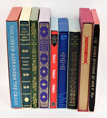 Lot 406 - FOLIO SOCIETY; nine hardback books, mainly...
