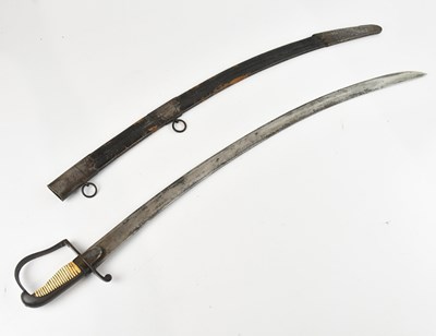Lot 1320 - A British 1796 pattern light cavalry trooper's...