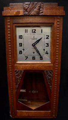 Lot 84 - An Art Deco Vedette Dupré Valence oak wall...