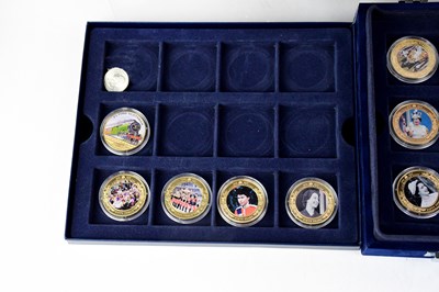 Lot 977 - WESTMINSTER MINT; sixteen commemorative coins...