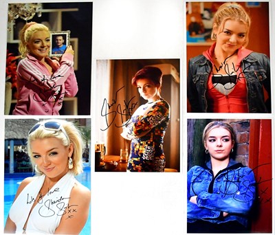 Lot 395 - SHERIDAN SMITH; five signed colour photographs...