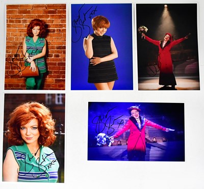 Lot 396 - SHERIDAN SMITH; five signed colour photographs...