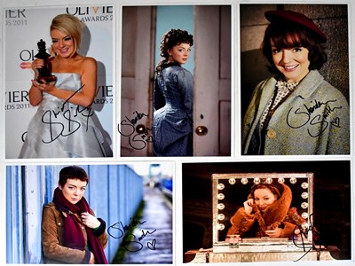Lot 397 - SHERIDAN SMITH; five signed colour photographs...