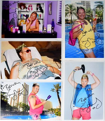 Lot 390 - TONY MAUDSLEY; five signed colour photographs...