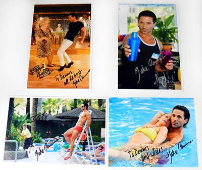 Lot 391 - JAKE CANUSO; two signed colour photographs of...