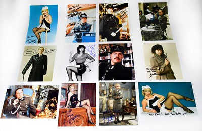 Lot 399 - ALLO ALLO; eleven signed colour photographs,...