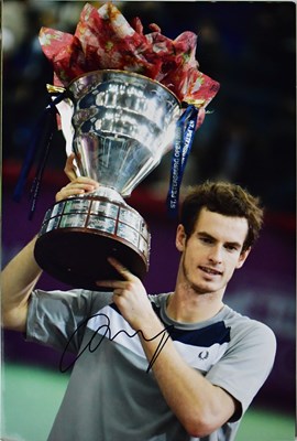 Lot 589 - ANDY MURRAY; six signed colour photographs (6).
