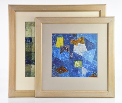 Lot 598 - UNATTRIBUTED; a contemporary acrylic abstract,...