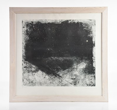 Lot 549 - UNATTRIBUTED; a pencil signed print, abstract,...