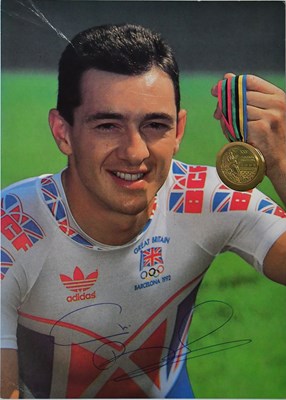 Lot 622 - CHRIS BOARDMAN; five signed colour photographs...