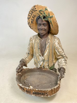 Lot 118 - A rare early 20th century painted plaster...