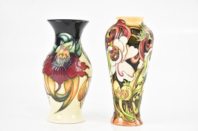 Lot 1585 - NICOLA SLANEY FOR MOORCROFT; a vase with...