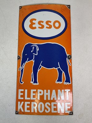 Lot 245 - An early reproduction enamel ESSO sign...