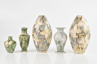 Lot 1596 - COBRIDGE STONEWARE; five pieces including a...