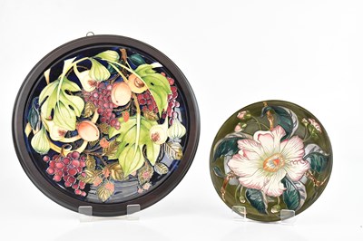 Lot 1572 - EMMA BOSSONS FOR MOORCROFT; a large circular...