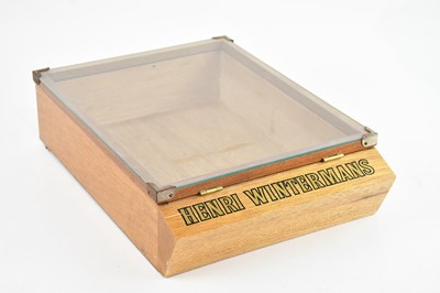 Lot 351 - HENRI WINTERMANS; a cigar display cabinet,...