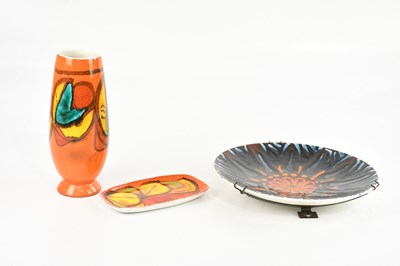 Lot 1715 - POOLE POTTERY; a wall hanging plate, diameter...