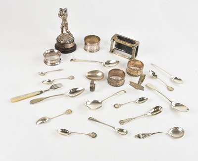 Lot 483 - A Victorian hallmarked silver figure of a...