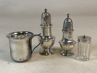 Lot 502 - A George V hallmarked silver cup of simple...
