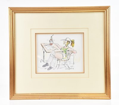 Lot 1133 - TONY ROSS; watercolour, 'The Perfect Aussie...