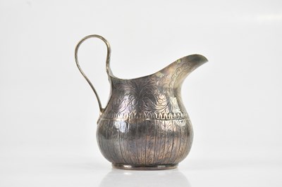 Lot 296 - JOSEPH JACKSON; a hallmarked silver cream jug,...