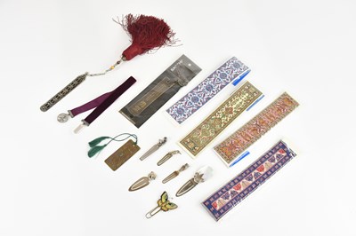 Lot 525 - A collection of decorative bookmarks including...