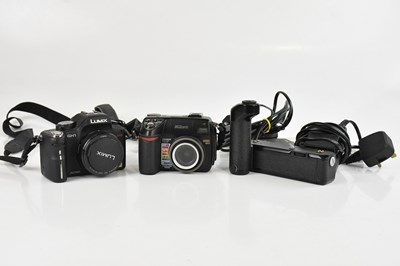 Lot 1808 - Two vintage cameras including Panasonic Lumix...
