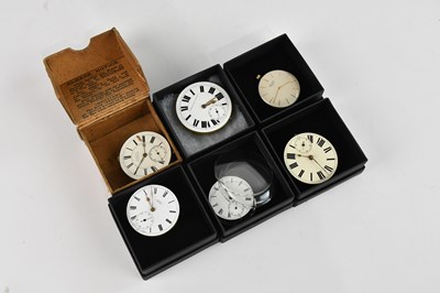Lot 439 - Six pocket watch movements including a Kay's...