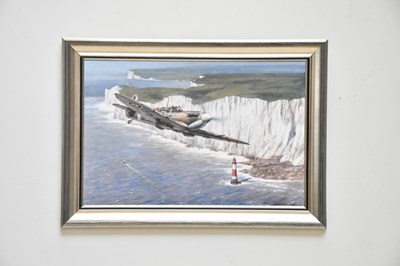 Lot 582 - RONALD WONG; oil on canvas, 'Up To The...