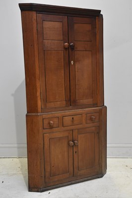 Lot 214 - A late 18th century freestanding corner...