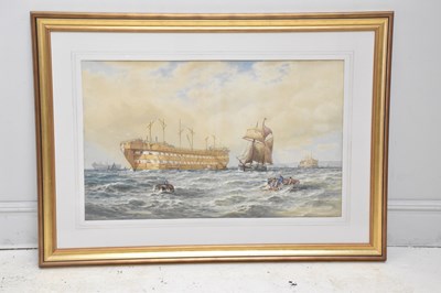 Lot 461 - ARTHUR WILDE PARSONS; watercolour, maritime...