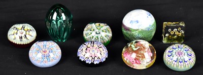 Lot 374 - STRATHEARN; five Scottish glass paperweights