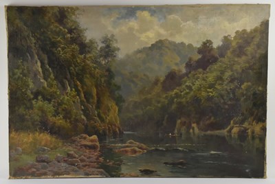Lot 239 - CHARLES HENRY HOWORTH (1856-1945); oil on...