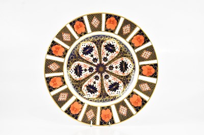 Lot 1951 - ROYAL CROWN DERBY; a decorative cabinet plate...