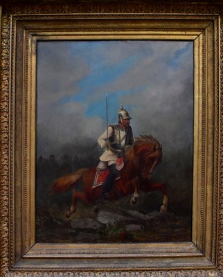 Lot 968 - JULES VAN IMSHOOT (1821-1884); oil on board,...