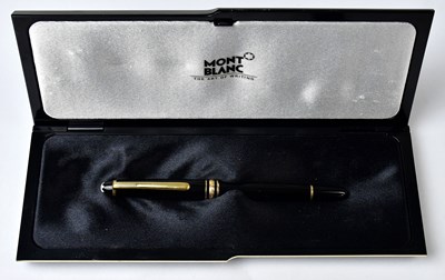 Lot 305 - MONTBLANC; a Meisterstück fountain pen, with...