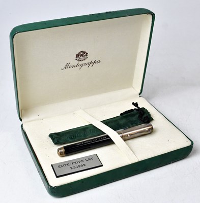 Lot 307 - MONTEGRAPPA; a fountain pen with silver lid...