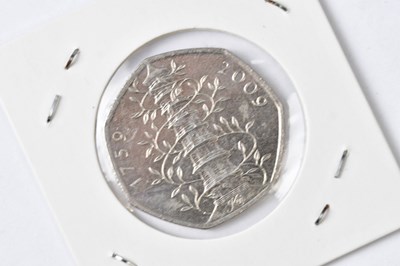 Lot 1102 - A 2009 Kew Gardens commemorative fifty pence...