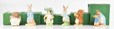 Lot 1645 - BESWICK; six large sized Beatrix Potter...