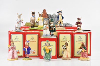 Lot 1636 - ROYAL DOULTON; ten Bunnykins figures including...