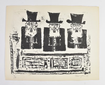 Lot 231 - PINCHAS BURSTEIN MARYAN (Polish, 1927-1977); a...