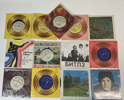 Lot 366 - THE BEATLES; thirteen Russian pressings of...
