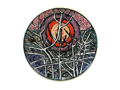 Lot TONY MORRIS, POOLE POTTERY; an abstract...