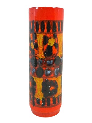 Lot 359 - POOLE POTTERY; a large shape 85 sleeve vase,...